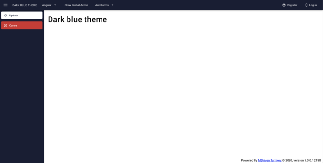 Dark blue theme preview 2